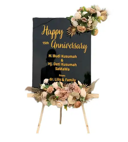 Papan Bunga Akrilik gerogol